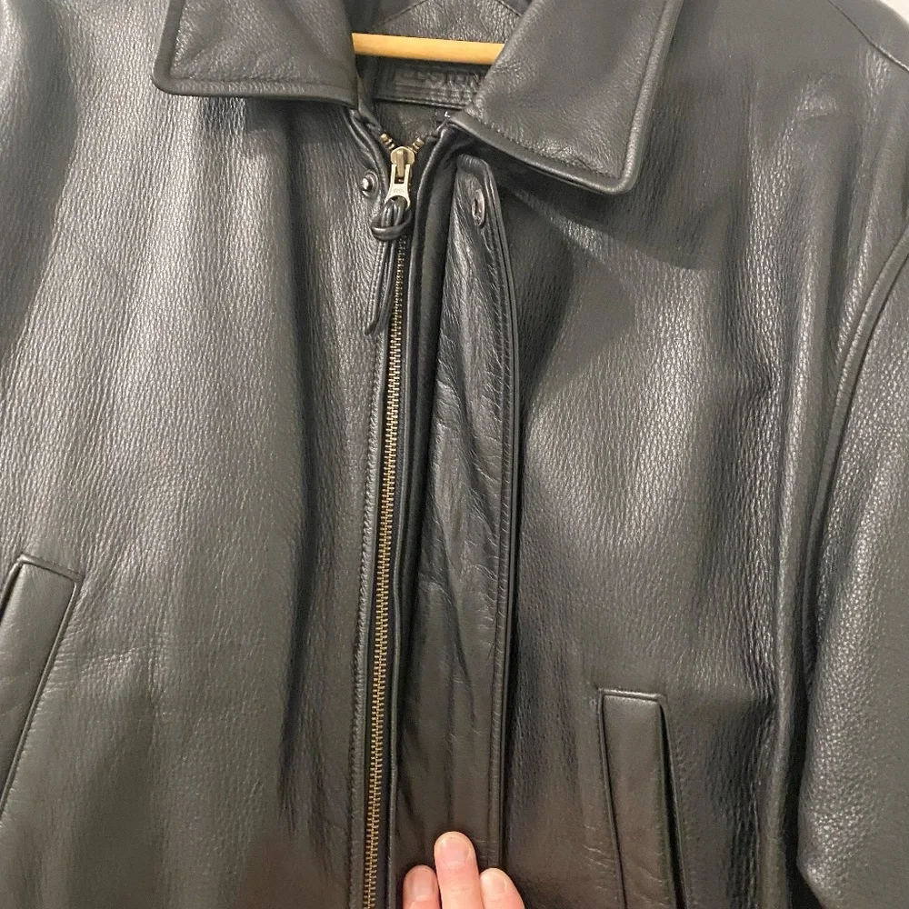 Bostonian by Moores Genuine Leather Jacket - Large